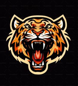 Brüllender Tiger